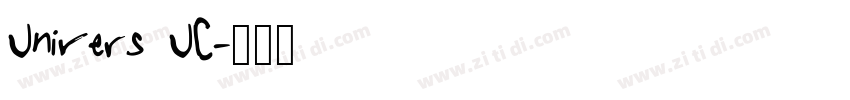 Univers UC字体转换